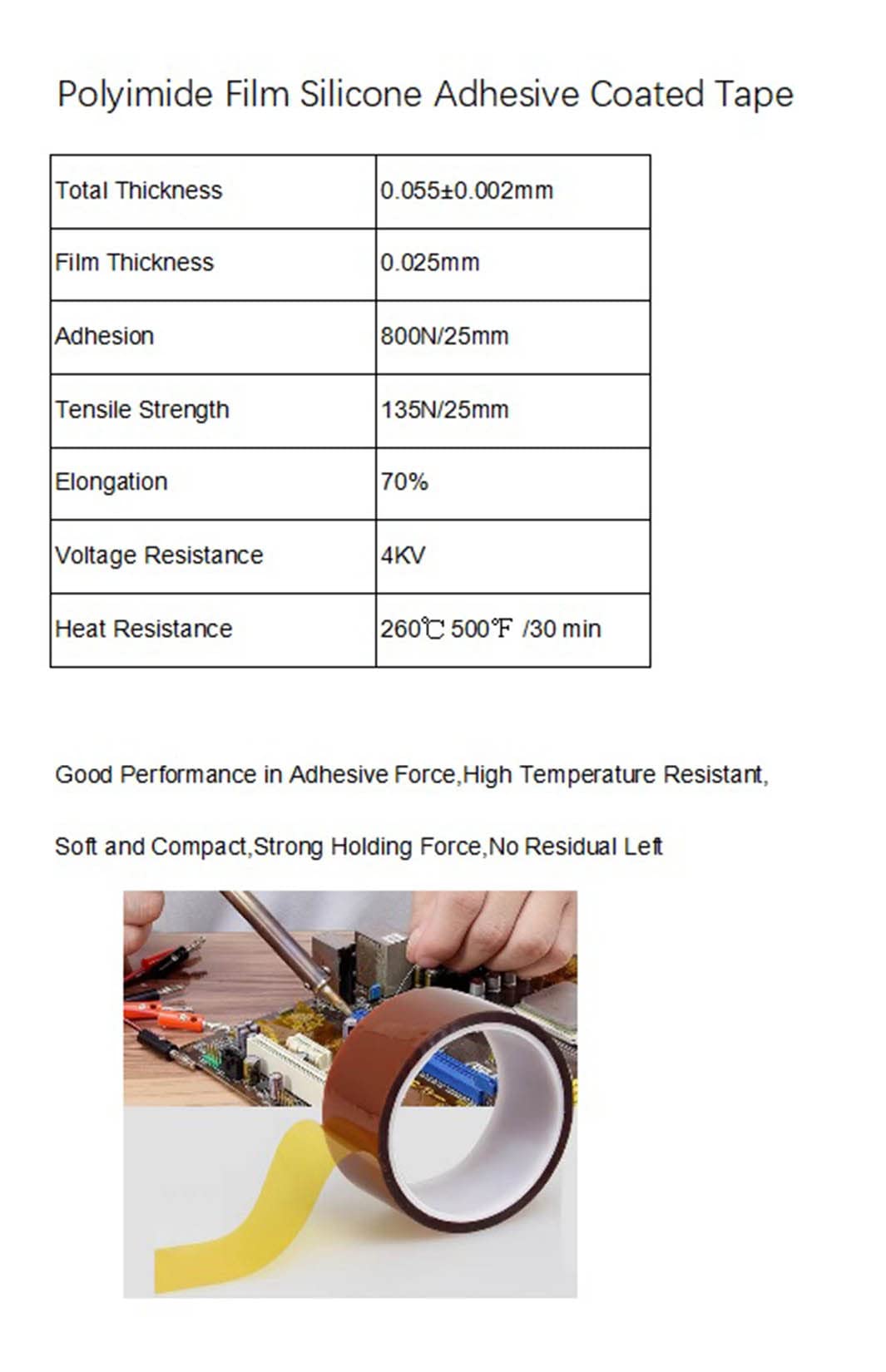 2 Rolls 1/4 Inch 6mm X 33m 108ft 3D Printer Polyimide Heat Resistant Transfer Thermal Tape,Sublimation Tape,Heat Vinyl Press Tape,No Residue,High Temperature Tape,Electronics,Soldering,Circuit Board Hoerev