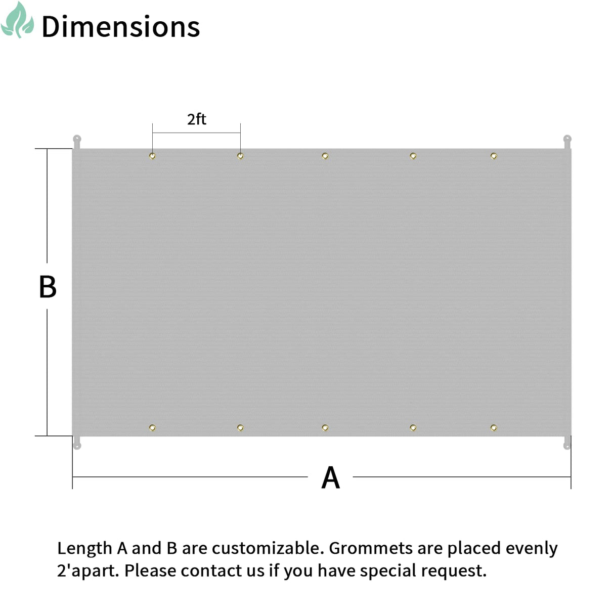 SunnyRoyal Pergola Shade Cover 8' x 16' Replacement Canopy Shade Cover for Pergola with Grommets Sun Shade Cloth Sail for Outdoor Privacy Patio Garden Weighted Rods Included (Beige) SunnyRoyal