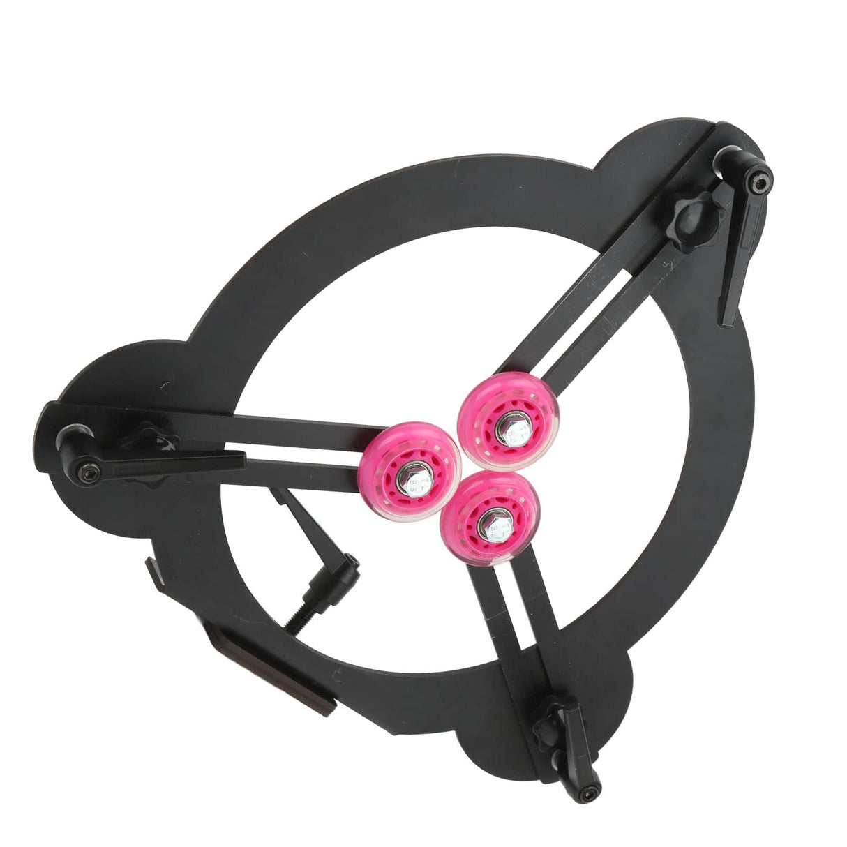 Woodturning Steady Rest Round Woodturning Steady Rest for Lathe Metal Turning Tools for Wood Lathe Parts Accessories Walfront