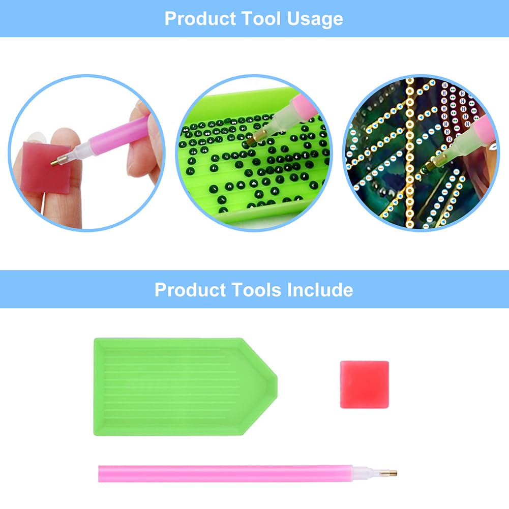 Acudotr Diamond Painting Kits for Adults Handbag, 5D Special Shape Diamond Art Kits for Beginners, Crystal Rhinestones Diamond Painting for Home Wall Decoration, 12×12 Inch Acudotr