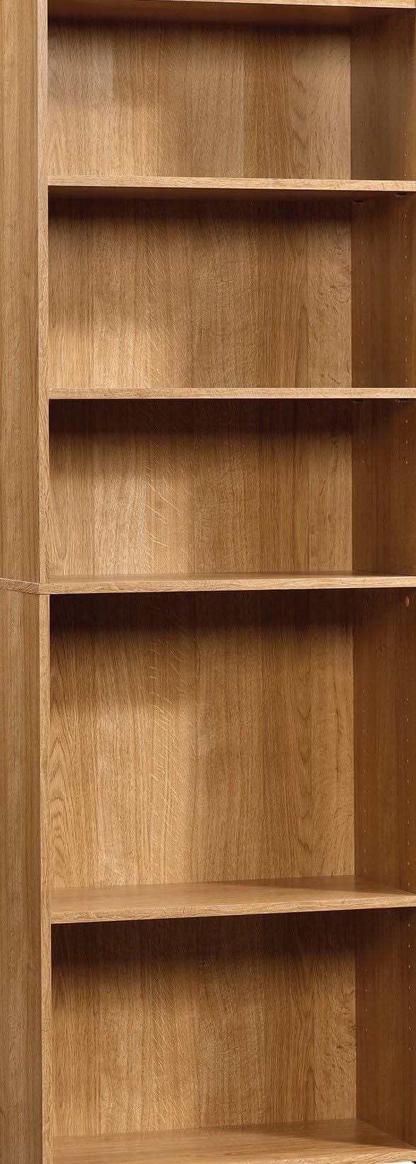 Sauder Beginnings 5-Shelf Bookcase, Bookshelf with Adjustable Storage Shelves, in Cinnamon Cherry finish Sauder