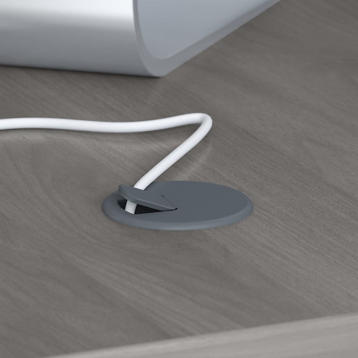 Office by kathy ireland Echo 60-inch W Credenza Desk, Modern Gray (KI60406-03) Bush Business Furniture