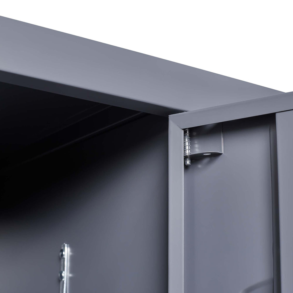 Gustonhon Gray Metal Locker 72''Storage Dressing Room Cabinet,Lockers for Employees,5-Door Five-Layer Independent Wardrobe Storage Box for Home,Garage,Bedroom,Gym,Office,School,Fire Department Gustonhon