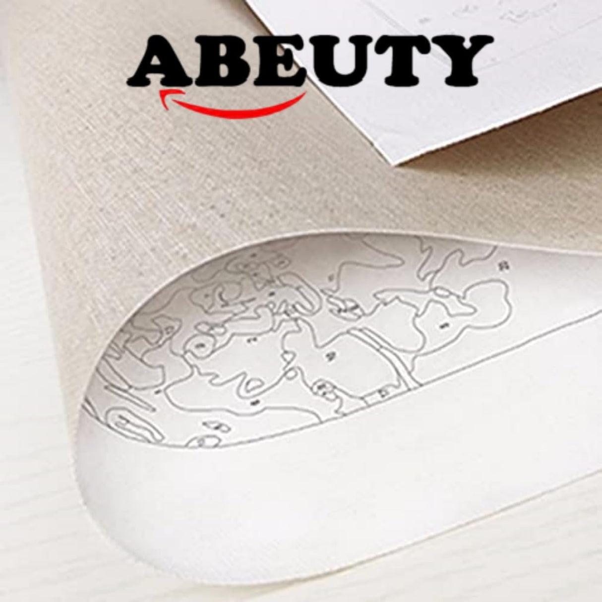 ABEUTY DIY Paint by Numbers for Adults Beginner 16x20 inches Number Painting Home Decoration Crafts (No Frame, Motorcycle) ABEUTY