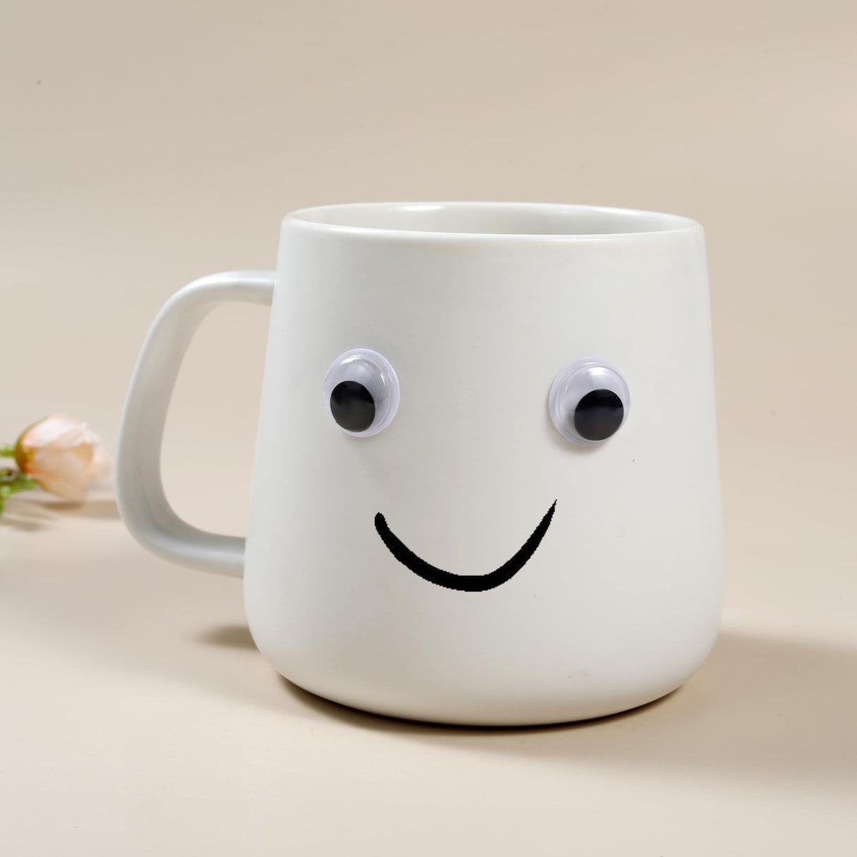 Hudinsun 600pcs Black and Multi Colors Wiggle Googly Eyes Self Adhesive, 6mm 8mm 10mm 12mm 15mm 20mm Small and Large Googly Eyes for Crafts Hudinsun