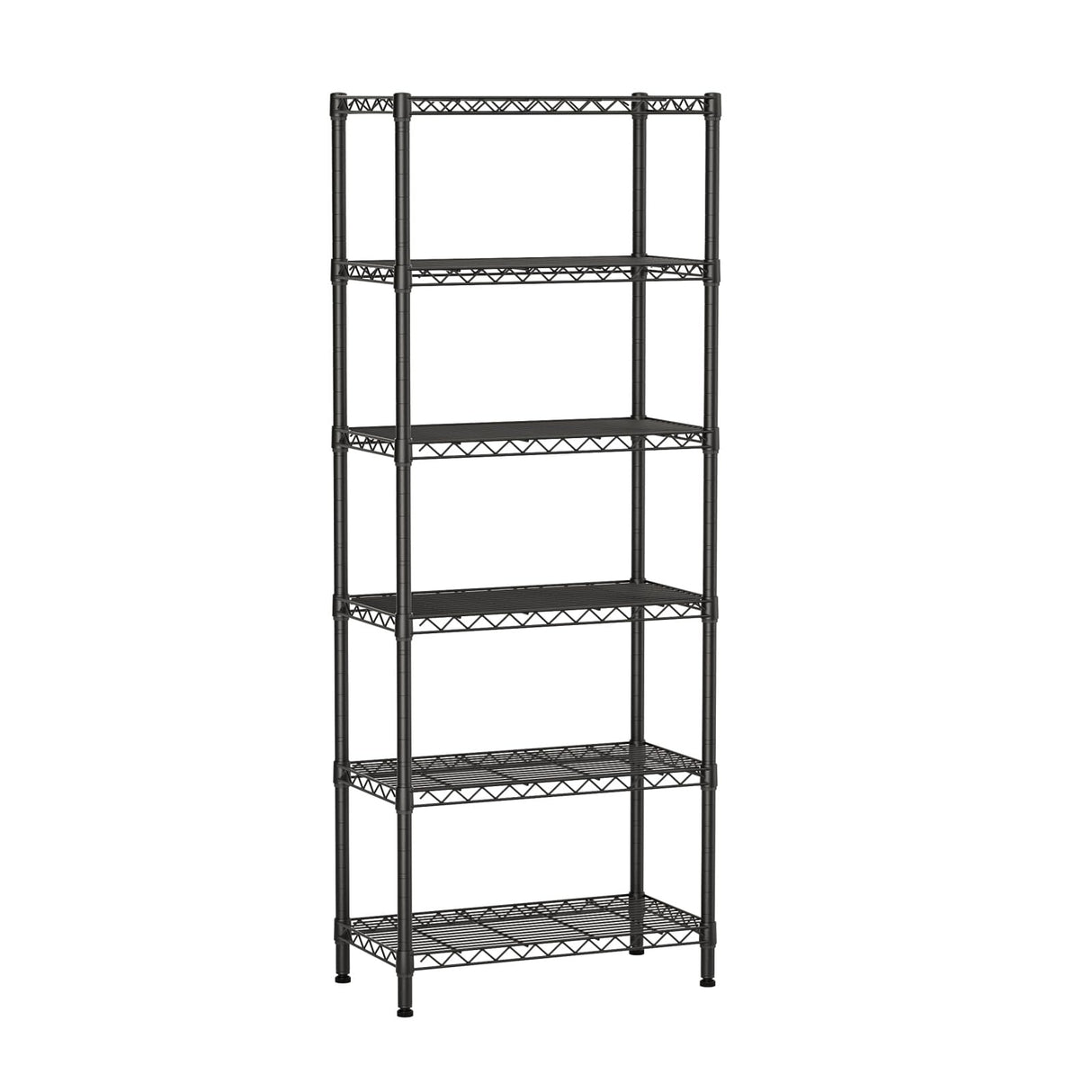 SINGAYE 6 Garage Heavy Duty Shelving Unit Kitchen Pantry Close Home Organizers and Storage Bathroom Shelf Laundry Room Organization Industrial Book Metal Wire Adjustable Shelves SINGAYE