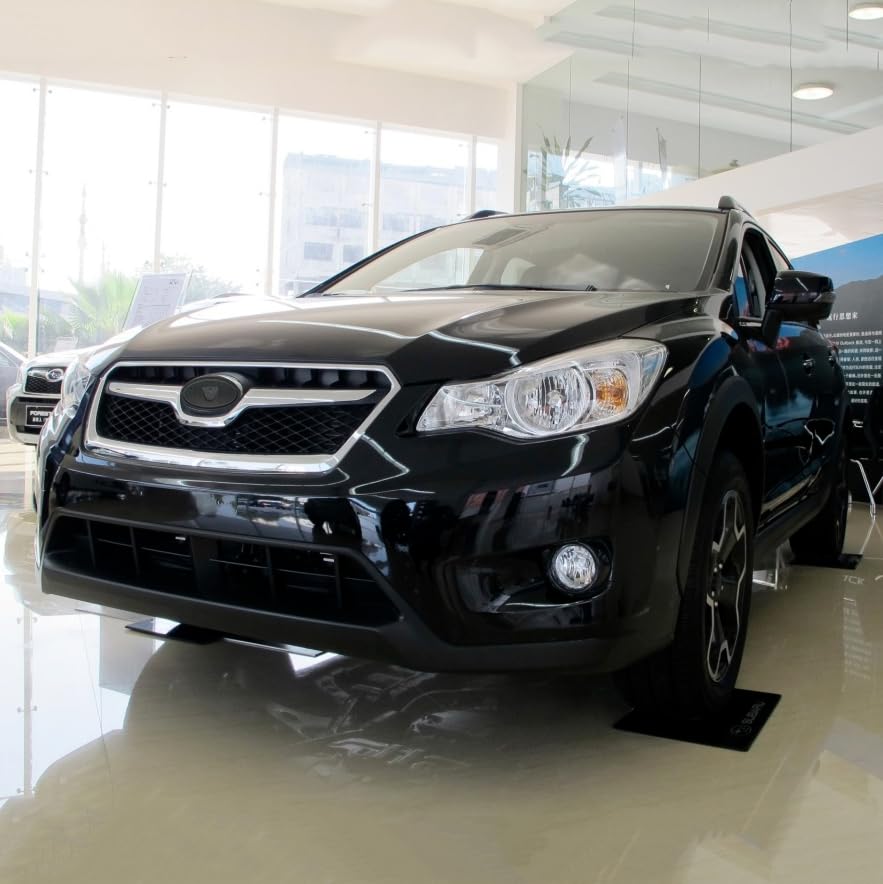 MUTUSAISI Front Bumper Upper Grille Chrome Grill Compatible with 2012-2016 Subaru Impreza/ 2013-2015 XV Crosstrek/ 2016 2017 Crosstrek MUTUSAISI