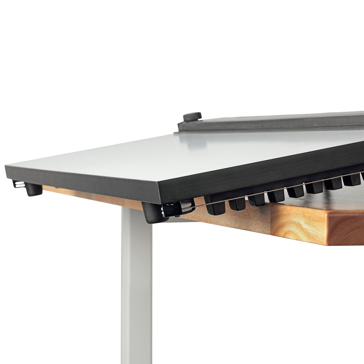 Acurit PXB 24” x 36” Drawing Board for Artists and Designers - Portable Workspace for Drawing, Sketching, Drafting, Painting - Fixed Angled Laminated Surface with Ruler and Parallel Motion Bar Acurit