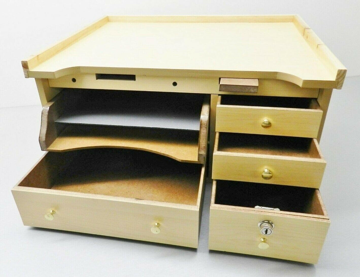 Jewelers Bench Work Table Top Jewelry Repair Watch Hobby and Craft Bead Workbench JTS