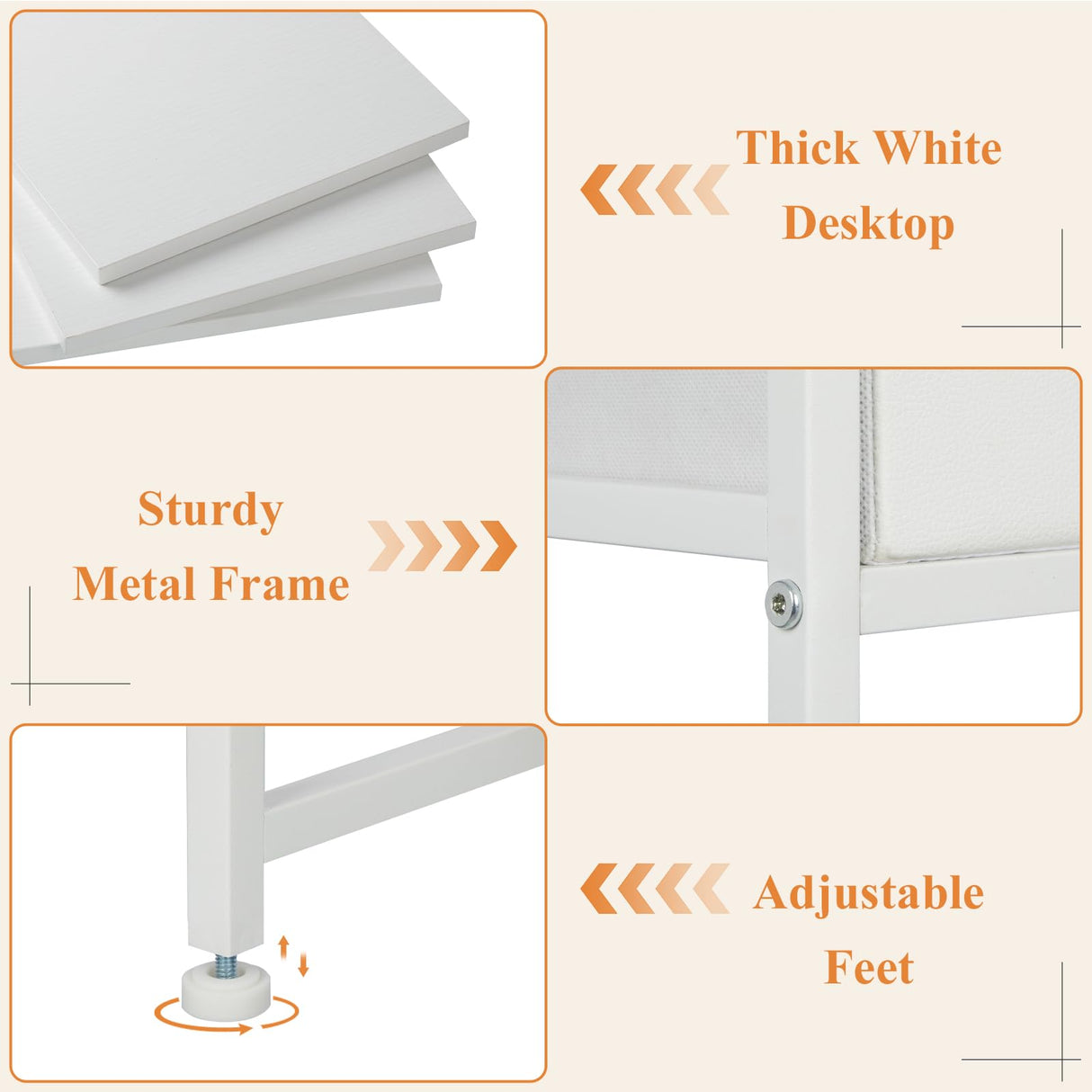 Dmticoasis Small Vanity Desk with Mirror, Compact Makeup Desk for Small Spaces,Modern Dressing Table with 2 Drawers,28.4 Inchs White Vanity with Storage for Girls and Women Dmticoasis