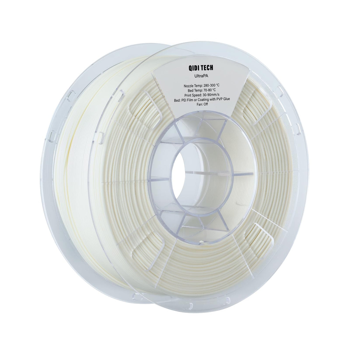 R QIDI TECHNOLOGY 3D Printer Nylon Filament, UltraPA Filament 1.75mm 1KG Spool, Natural,Strong & Tough R QIDI TECHNOLOGY