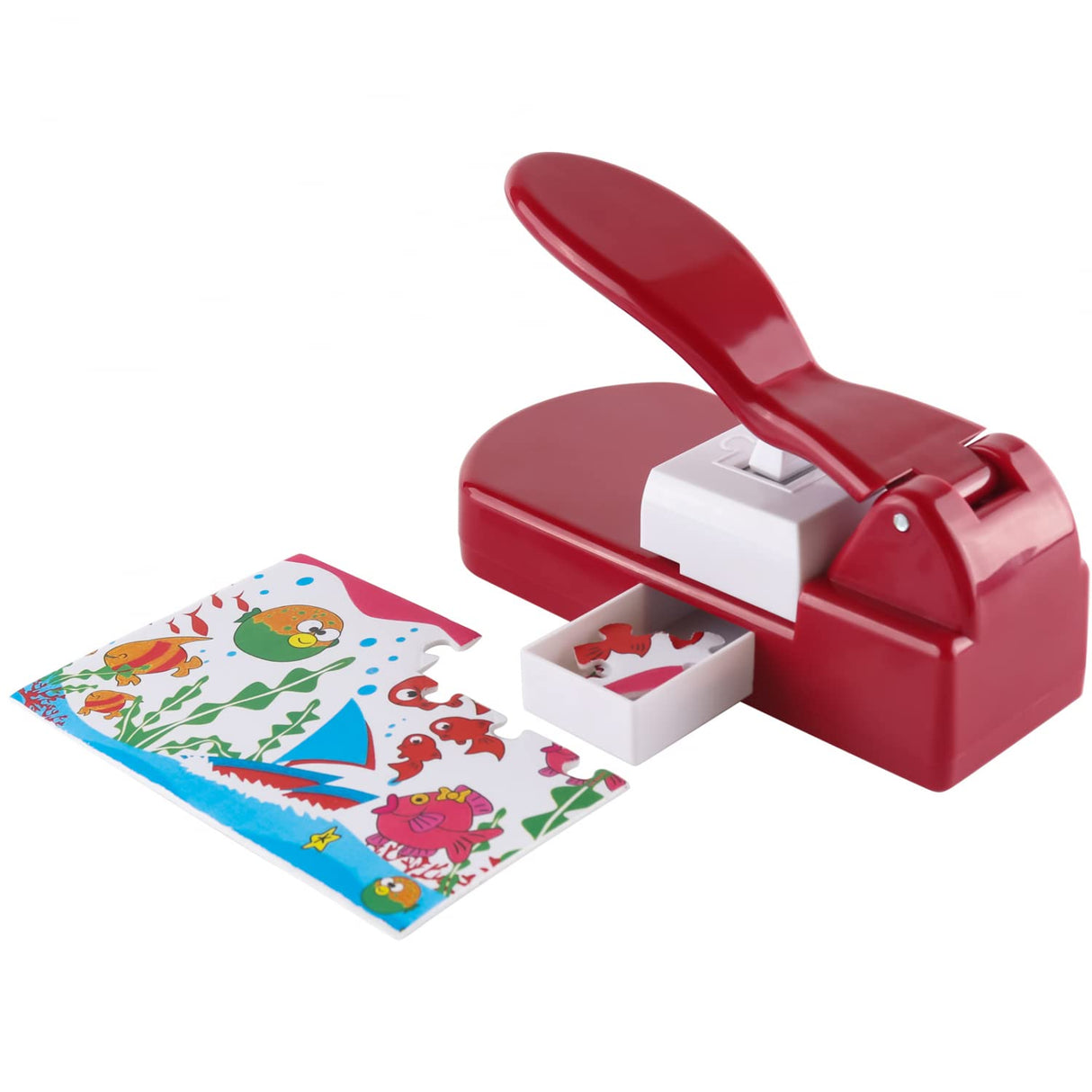 BAOFALI Puzzle Maker Machine Cutter,Jigsaw Puzzle Making Machine with 10 Adhedive Foams,for Arts & Crafts Make Jigsaw Puzzles Scrapbooking & DIY Puzzle Jigsaw Mini Tool BAOFALI