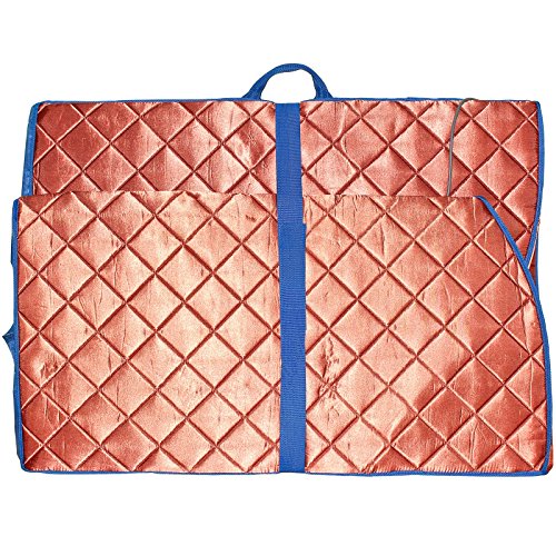 Durherm Infrared Sauna, Low EMF Negative Ion Portable Indoor Sauna with Chair and Heated Footpad, Copper, Large DURHERM