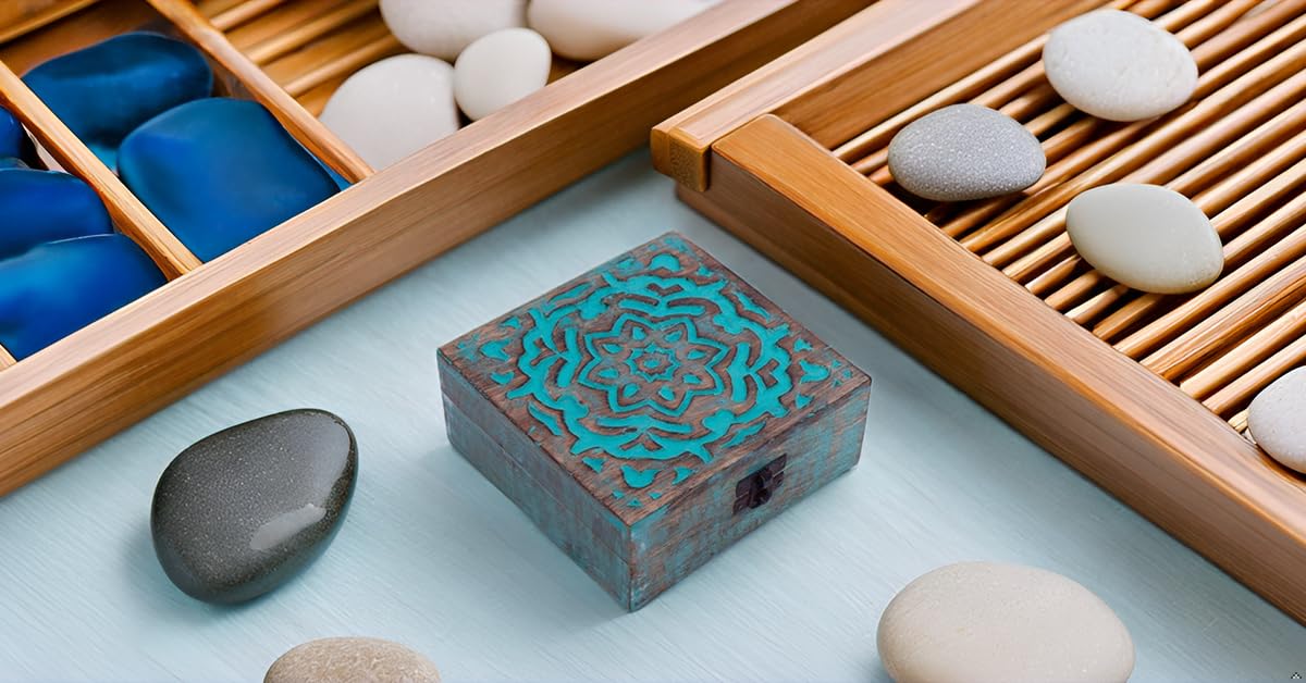 Great Birthday Gift Ideas Handmade Decorative Wooden Jewelry Box Jewelry Organizer Keepsake Box Treasure Chest Trinket Holder Watch Box Storage Box Housewarming Gifts Women The Great Indian Bazaar