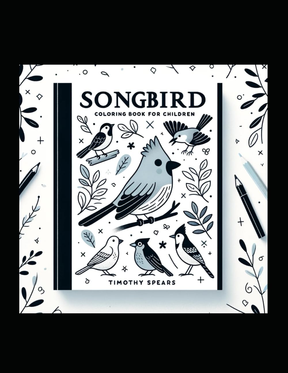 Songbird Coloring Book for Children Majosta