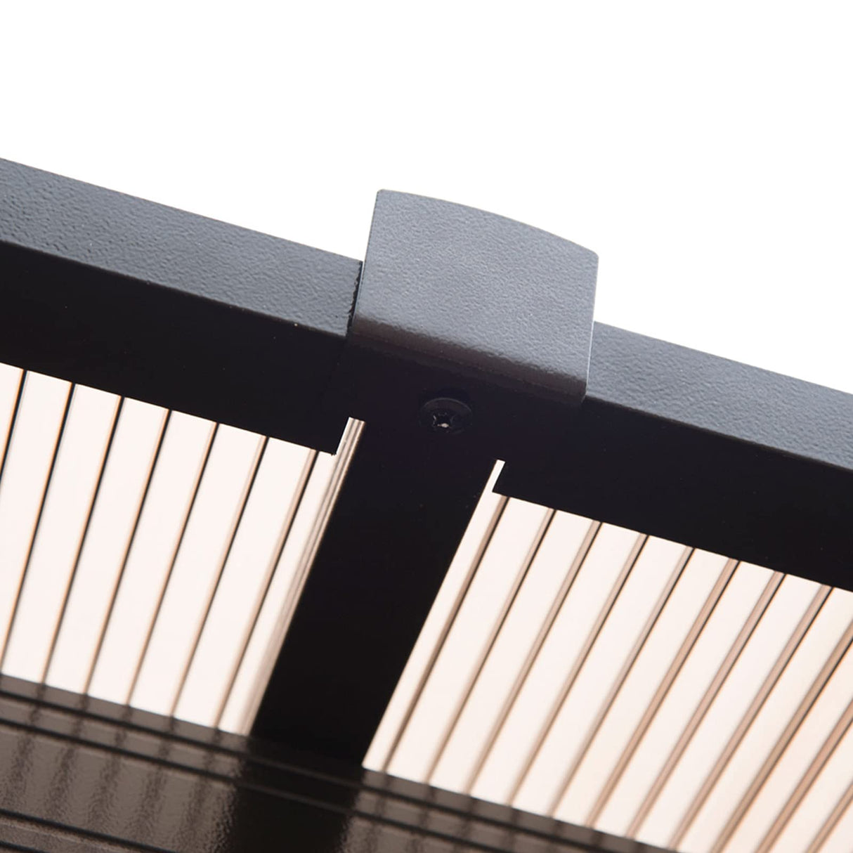 Outsunny 10' x 12' Hardtop Gazebo Canopy with Polycarbonate Roof, Aluminum Frame, Permanent Pavilion Outdoor Gazebo with Netting, for Patio, Garden, Backyard, Deck, Lawn, Brown Outsunny