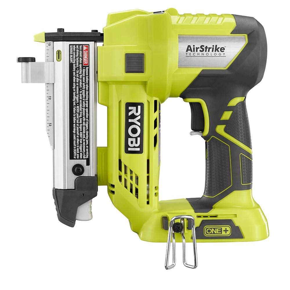 Ryobi P318 18-Volt ONE+ Lithium-Ion Cordless AirStrike 23-Gauge 1-3/8 inch Headless Pin Nailer (Tool Only) (Renewed) RYOBI