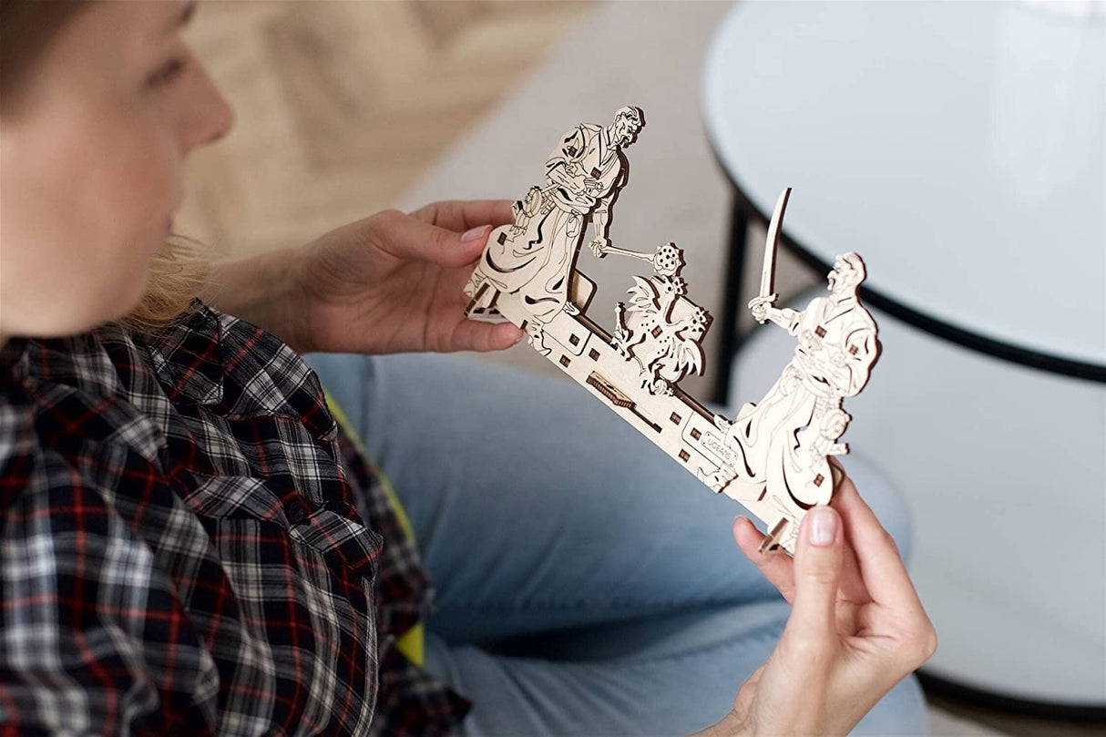UGEARS The Centuries-Old Battle for Freedom 3D Wooden Puzzle - Wooden Mechanical Model Kit to Build UGEARS