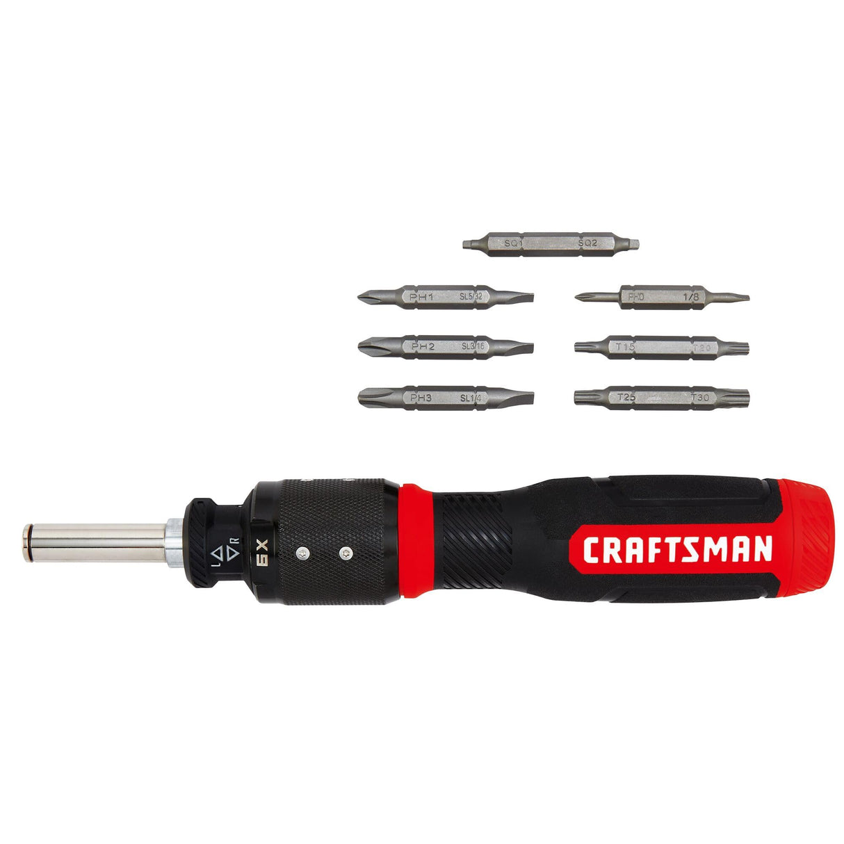 CRAFTSMAN 15pc 6x SpeedDrive Ratcheting Screwdriver (CMHT68134) CRAFTSMAN