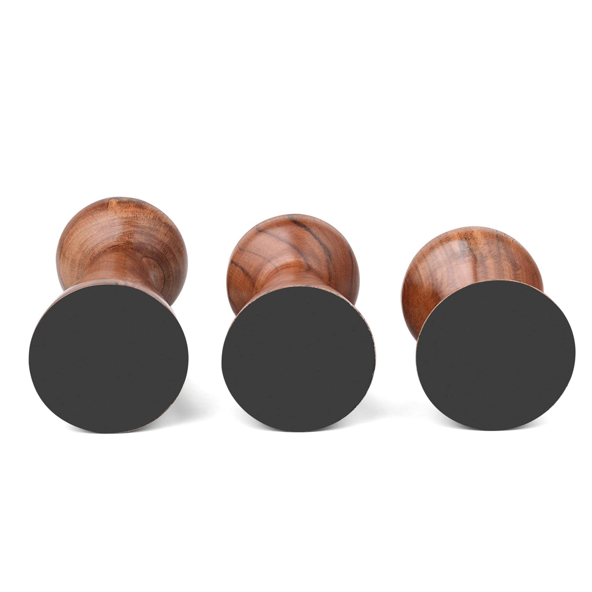 BIRDROCK HOME 3pc Flare Candleholders - Farmhouse Wooden Pillar Stand Set - Large Decorative Wood Candlestick - Table Centerpiece & Mantle Decor - Tall Tiered Candle Holders for Decorations - Natural BIRDROCK HOME