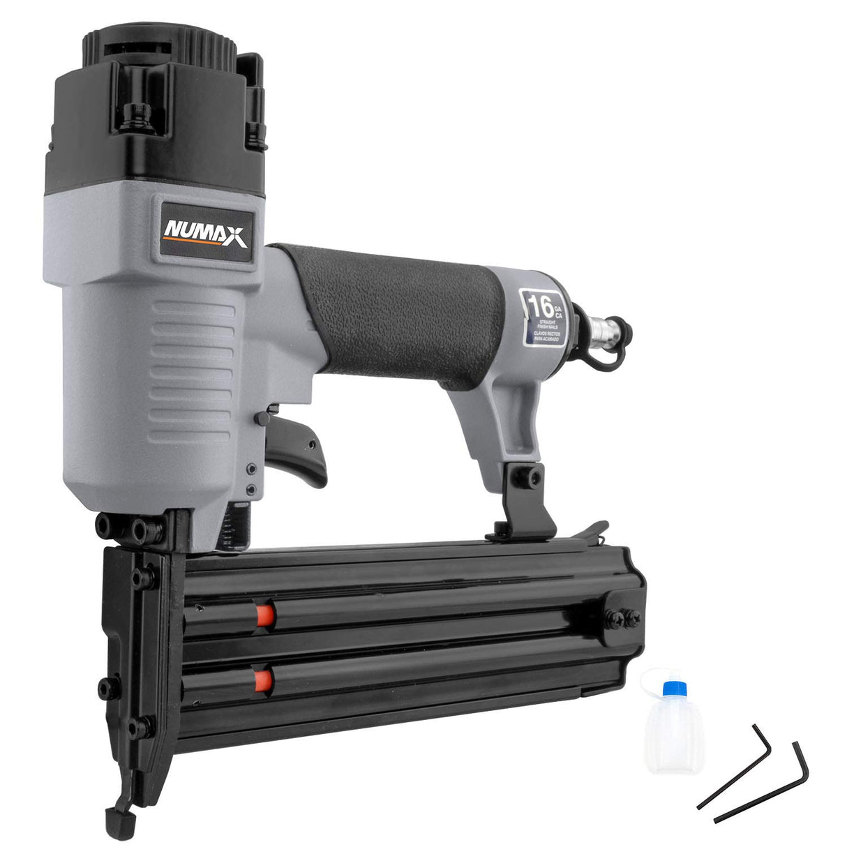 NuMax SFN50 Pneumatic 16 Gauge 2" Straight Finish Nailer NuMax