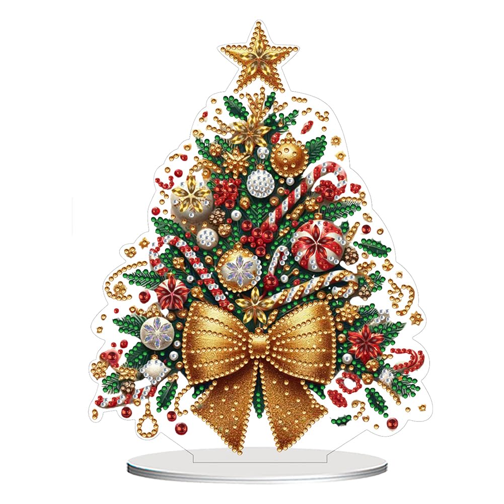 Sulunmo Diamond Art Kits for Adults - Diamond Painting Ornaments, DIY 5D Diamond Art Statues Diamond Dots Sculpture(Christmas Tree-139) Sulunmo