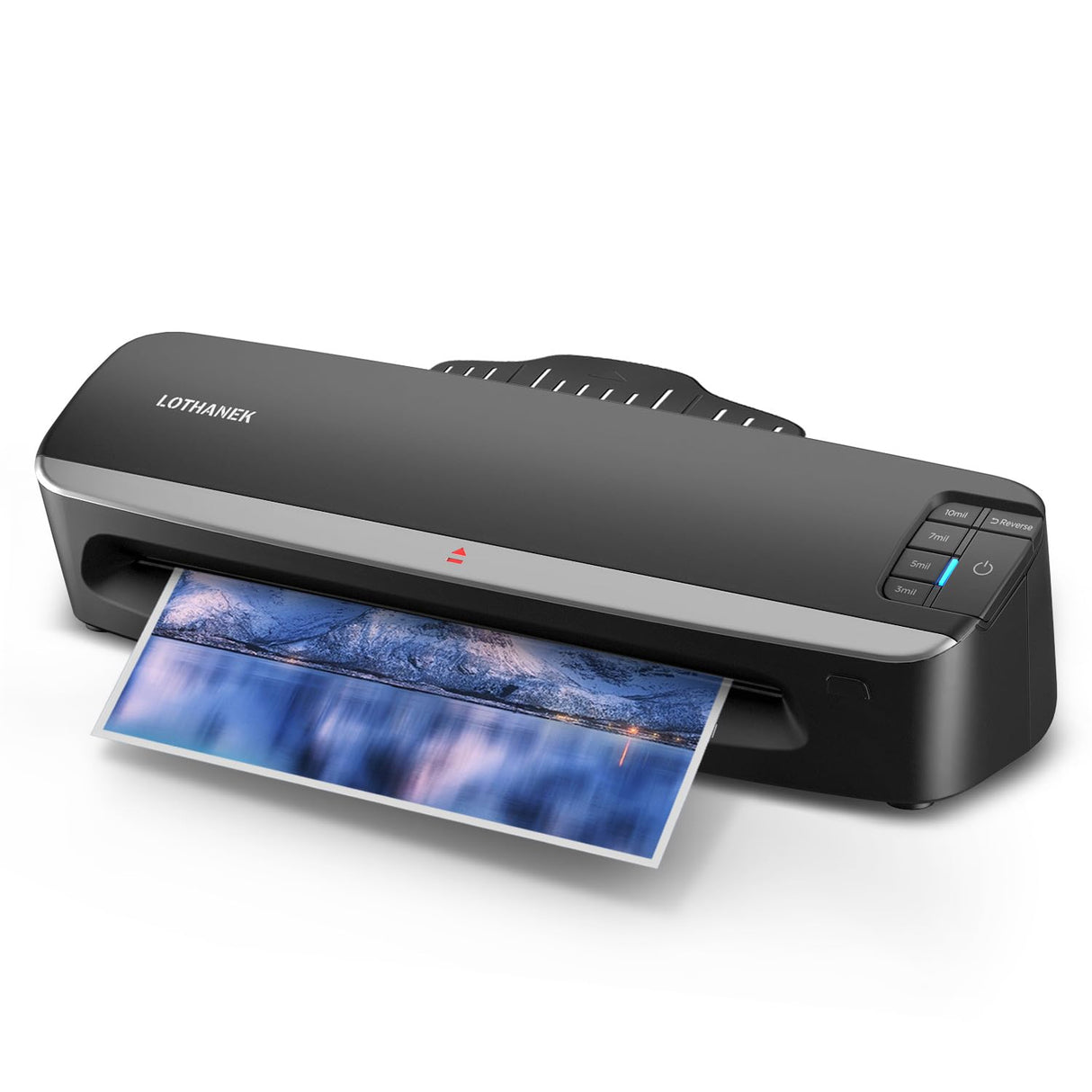 13 inch 4-Roller Laminator Machine, 3-10 Mil 60-Second Warm-up A3 Commercial Laminating Machine with 50 Sheets, LOTHANEK Heavy Duty Thermal Machine for Home, School Office Teacher Use LOTHANEK