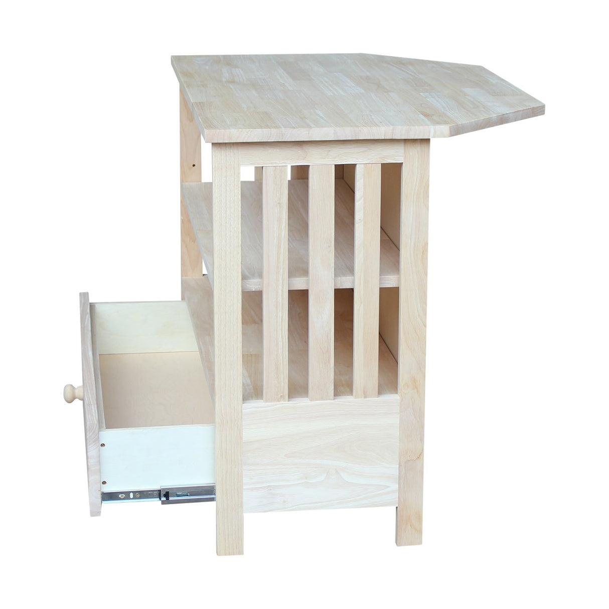 IC International Concepts Mission Corner Entertainment/TV Stand, Espresso IC International Concepts