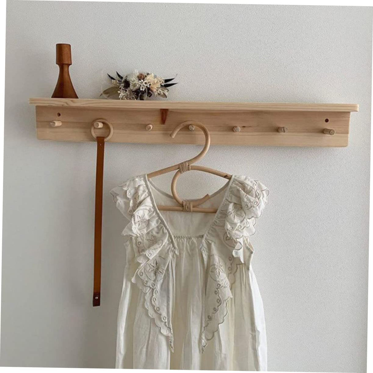 COLLBATH 1pc Children Hanger Wardrobe Hanger Rack Baby Clothes Hanger Baby Hangers Unisex Photo Hanger Baby Clothing Hanger Purse Hangers Clothes Rack Rattan Display Stand Girl Child Pet COLLBATH