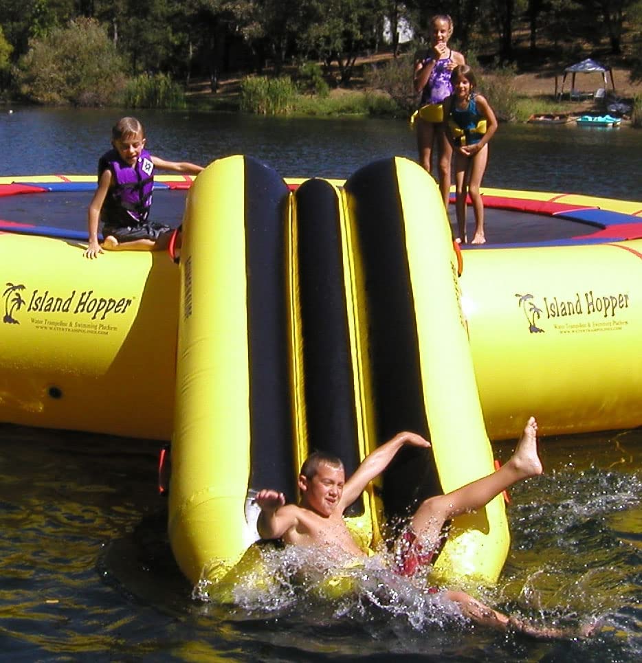 Island Hopper Bounce N Slide Water Trampoline Attachment Yellow - Slide Only Island Hopper