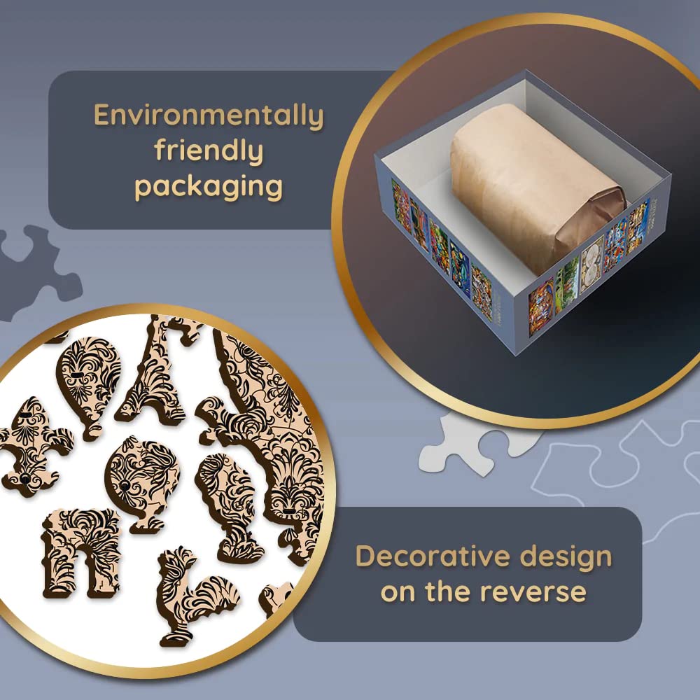 Trefl Colorful Balloons 1000 Piece Jigsaw Puzzle Wood Craft 27"x19" Irregular Shapes, 100 Puzzles of USA Monuments and Symbols, Modern Premium Puzzle, DIY, for Adults and Children from 12 Years Old Trefl