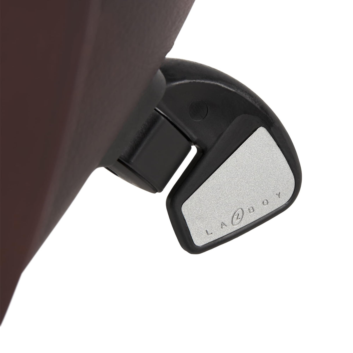 La-Z-Boy Bellamy Executive Office Chair with Memory Foam Cushions, Solid Wood Arms and Base, Waterfall Seat Edge, Bonded Leather, Brown La-Z-Boy