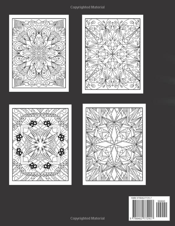 Mindfullness Colouring Book: Idea Of You | Abstract Colouring Pages | Stress Relief | Relaxation | Picture Book | WoodArtSupply