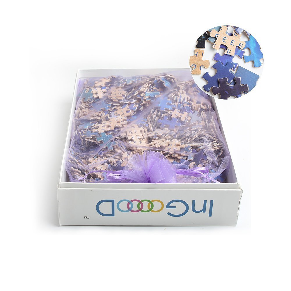 Ingooood Jigsaw Puzzles 1000 Pieces- Imagination Series Fantasy Romantic Star Sea Puzzle Ingooood