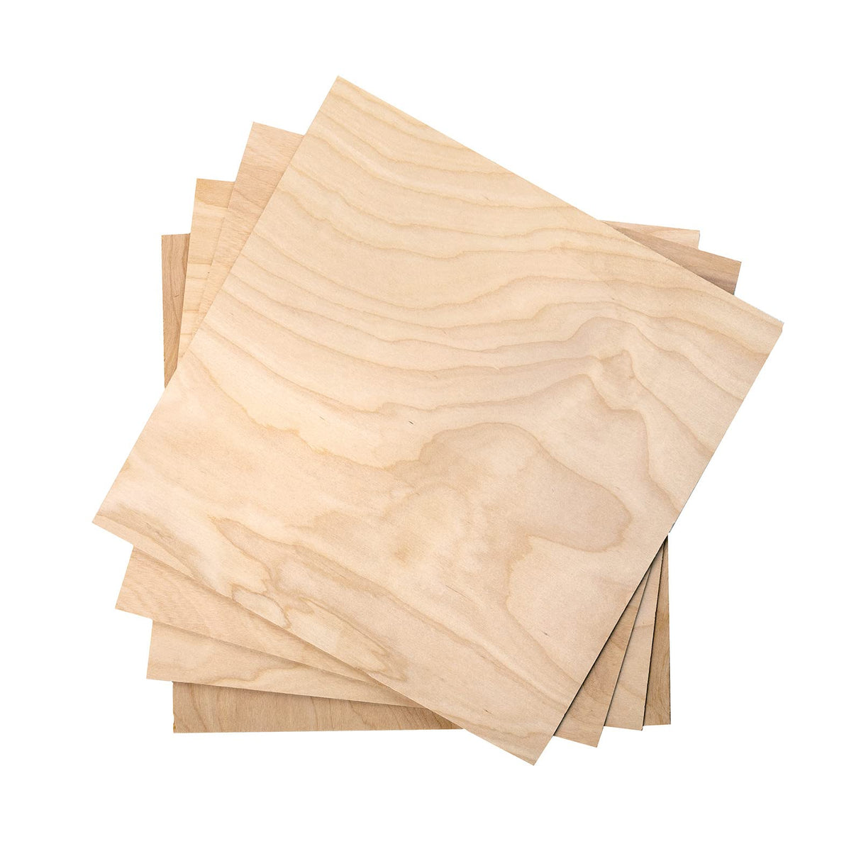 Walnut Hollow 1/4" x 12" x 12" Birch Plywood, (4 Pack), Natural Craft Wood Walnut Hollow