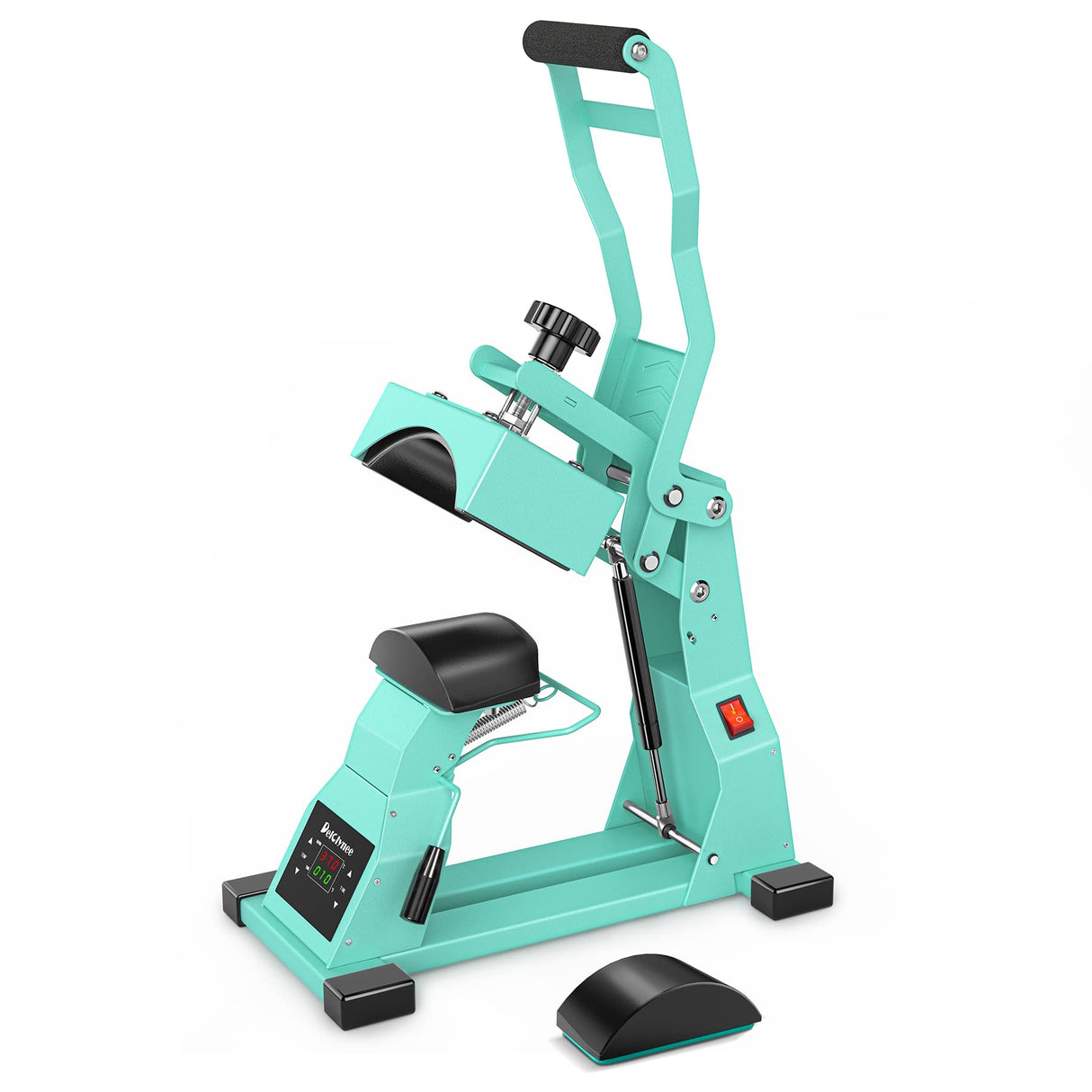 Hat Heat Press Machine for Caps with 2pcs Interchangeable Platens(6.7"x3.8", 6.7"x2.5"), Cap Heat Press for Stuctured Hats and HTV Iron On and Sublimation Projects, Heat Transfer Printing for Caps Delclynee