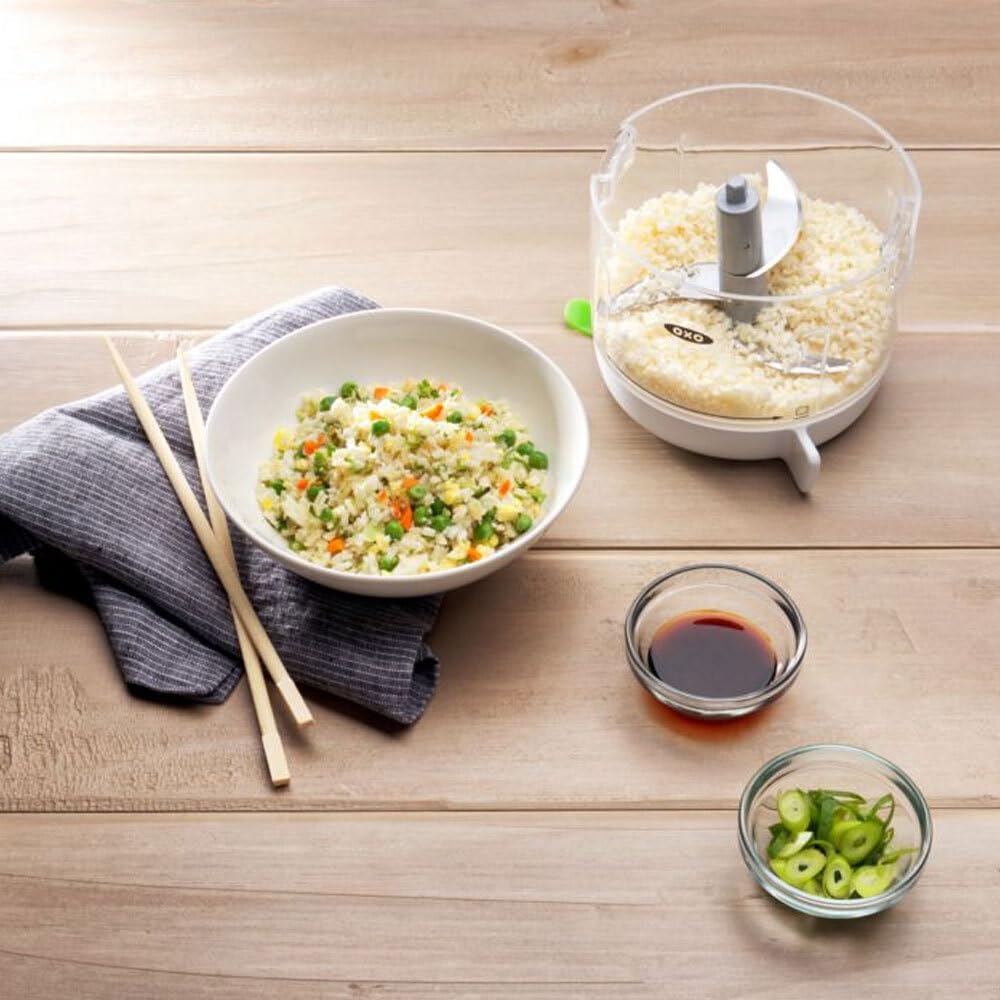 OXO Good Grips One Stop Chop Manual Food Processor, (Stainless Steel, Plastic) OXO