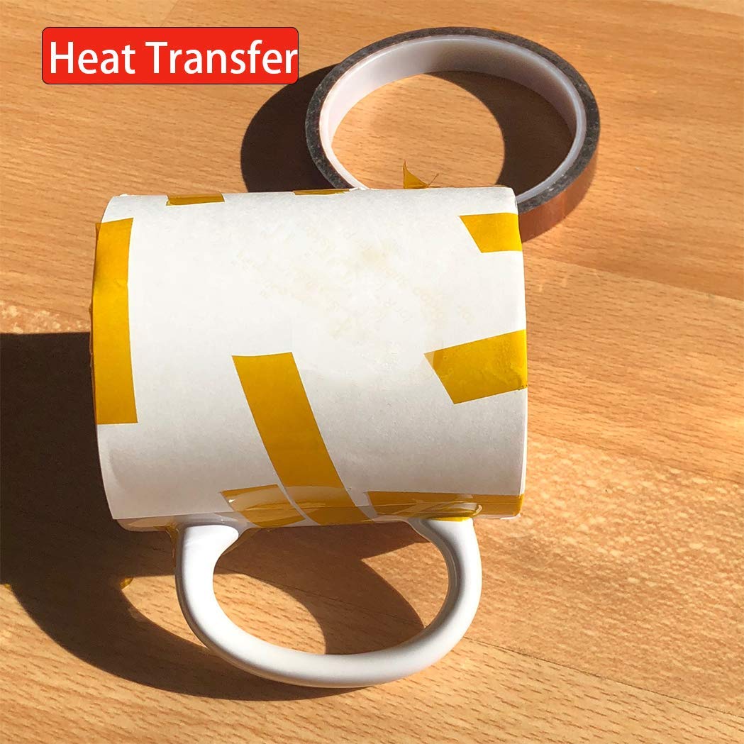 APT, 1 mil Thick Polyimide Adhesive Tape, HighTemperature and Heat Tape, for Masking, Soldering, Electrical, 3D Printer Application. (3" x 36 yds) APT Advanced Polymer Tape