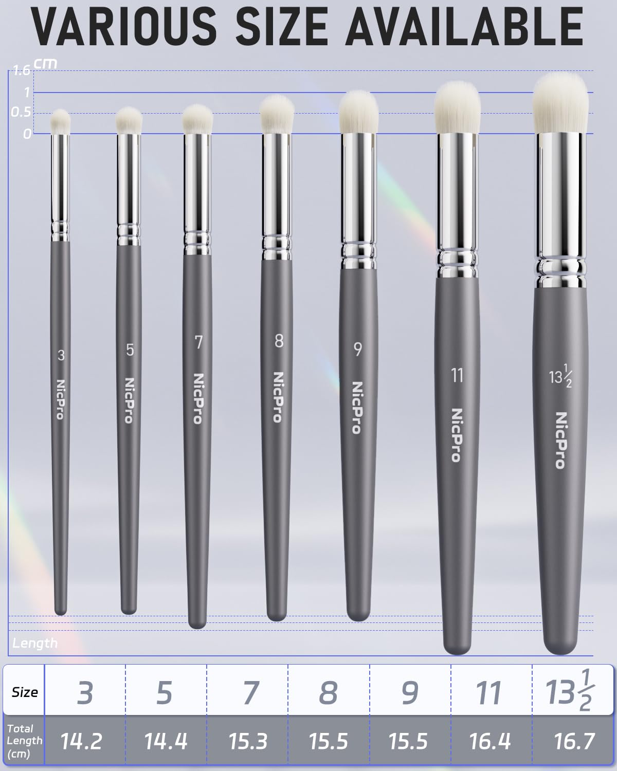 Nicpro Dry Brush Miniature Painting, 7 Sizes Professional Drybrush Set with Storage Box, Hobby Detail Paint Brushes for Tabletop & Wargames Miniature Warhammer 40K Model Painting Nicpro