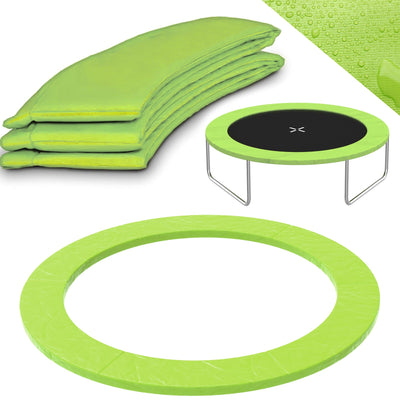 SKOK Trampoline Pad 12FT 14FT 20FT Trampoline Replacement Safety Pad Mat, No Holes for Pole, Waterproof Trampoline Accessories Spring Cover