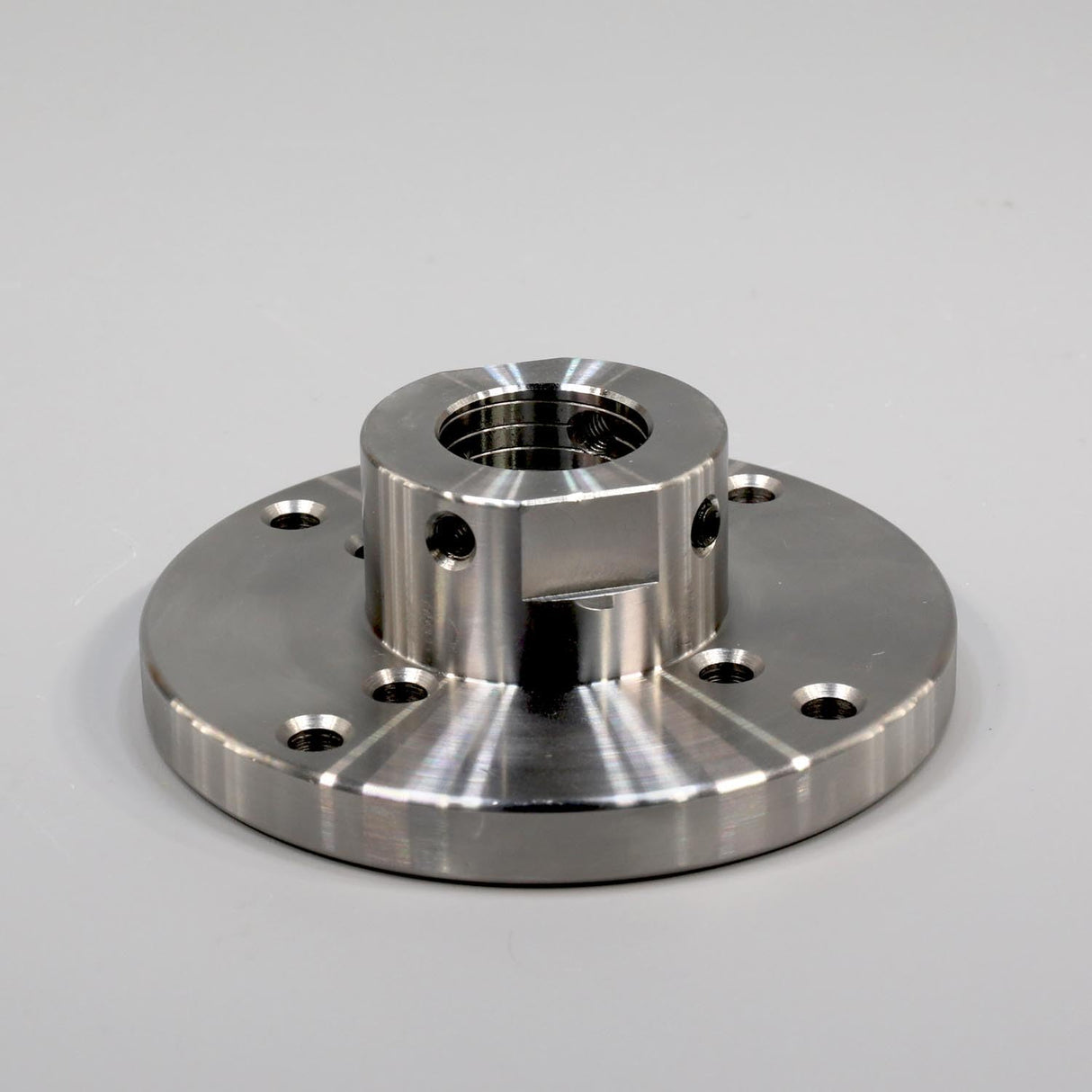 Hurricane Turning Tools, 4" Steel Faceplate For Wood Lathe, 1" x 8 TPI Hurricane Turning Tools