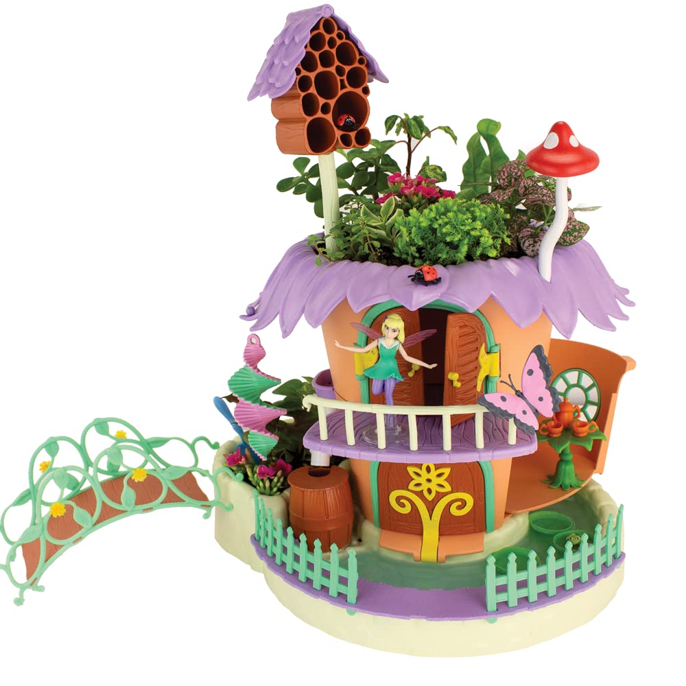 My Fairy Garden — Nature Cottage Toy Figurine and Plant Kit — Grow Your Own Magical Garden with Fairy Isla — Ages 4+ PlayMonster