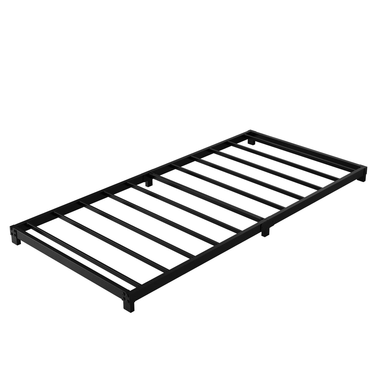YUSENHEEI 4 Inch Twin Bed Frames, Heavy Duty Metal Platform Low Bed Frame Twin, No Box Spring Needed, Noise Free, Easy Assembly, Black YUSENHEEI