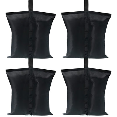 ABCCANOPY Canopy Weights 120 LBS Gazebo Tent Sand Bags,4pcs-Pack (Black)
