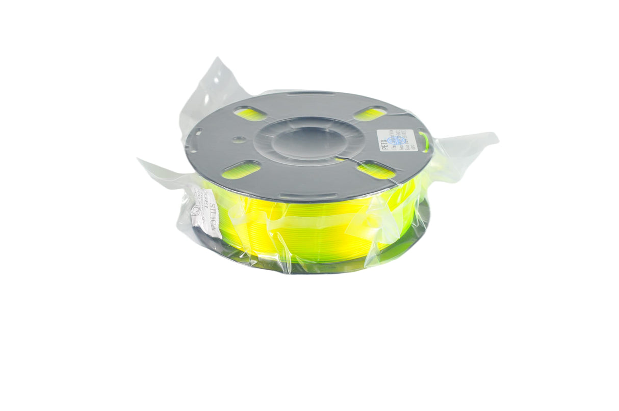 RANKI PETG Filament 1.75mm 3D Printer Filament, Dimensional Accuracy +/- 0.03 mm, 1kg Spool (Transparent Yellow) RANKI