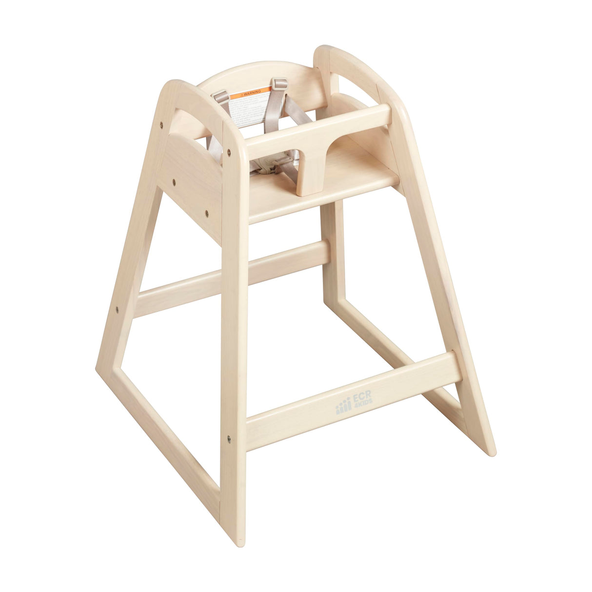 ECR4Kids ASATT High Chair, Toddler Chair, Antique White ECR4Kids