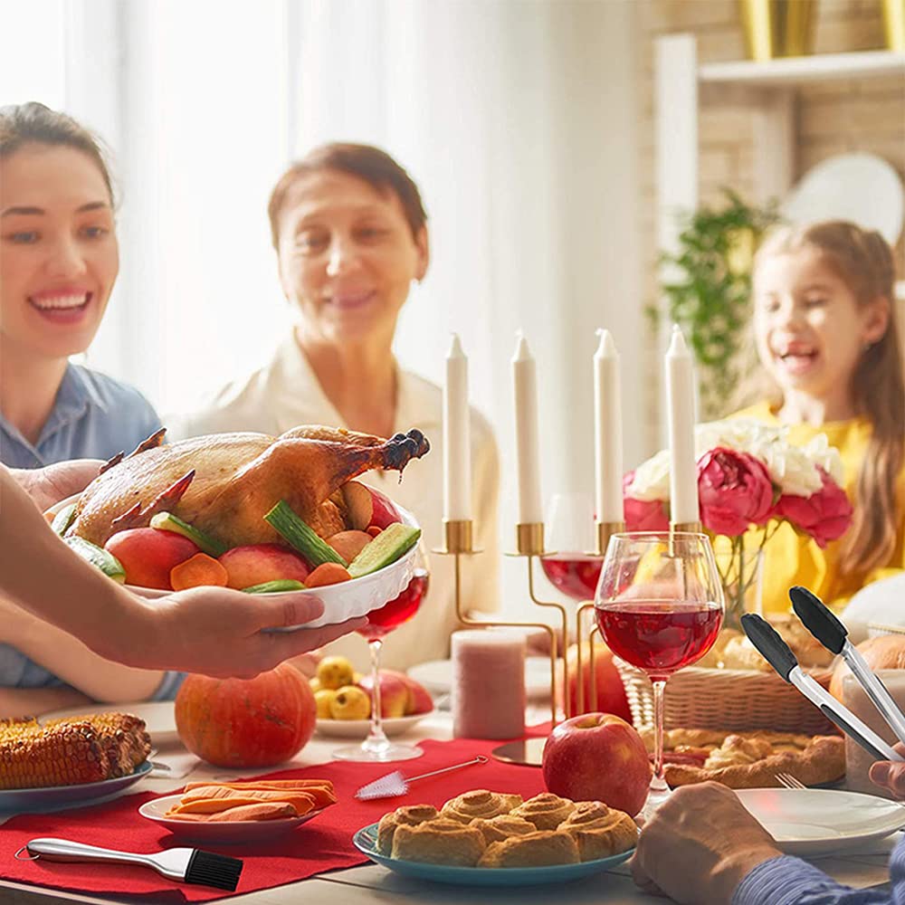 JY COOKMENT Stainless Steel Turkey Baster Baster Syringe for Cooking Meat Injector Set with 2 Marinade Needles 1 Cleaning Brush for Home Baking Kitchen Tool JY COOKMENT