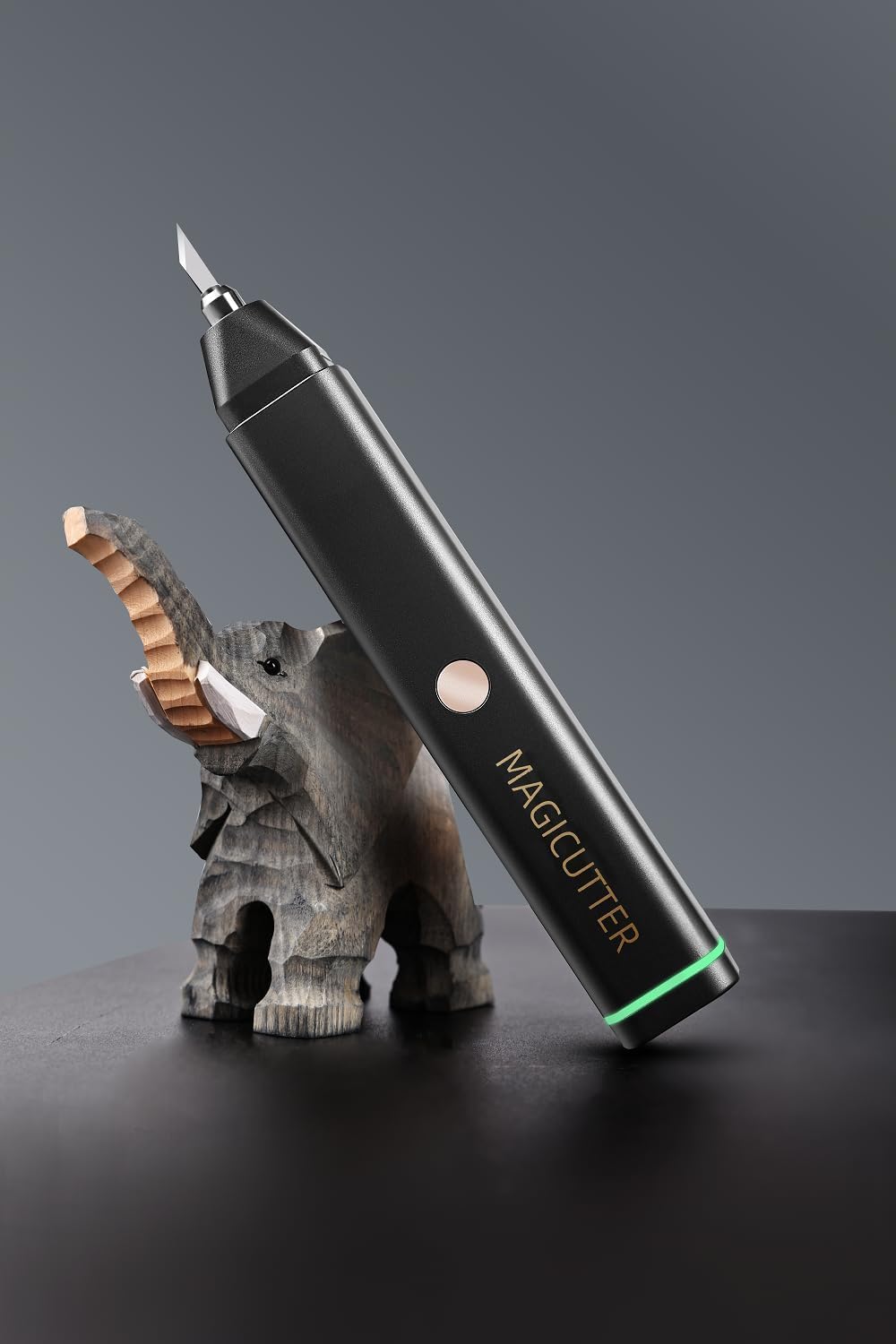 Portable Ultrasonic Cutter for Leather 3D Printing Plastic DIY 30W 40KHz, with 40pcs Replacement Knife and Fixtures Generic