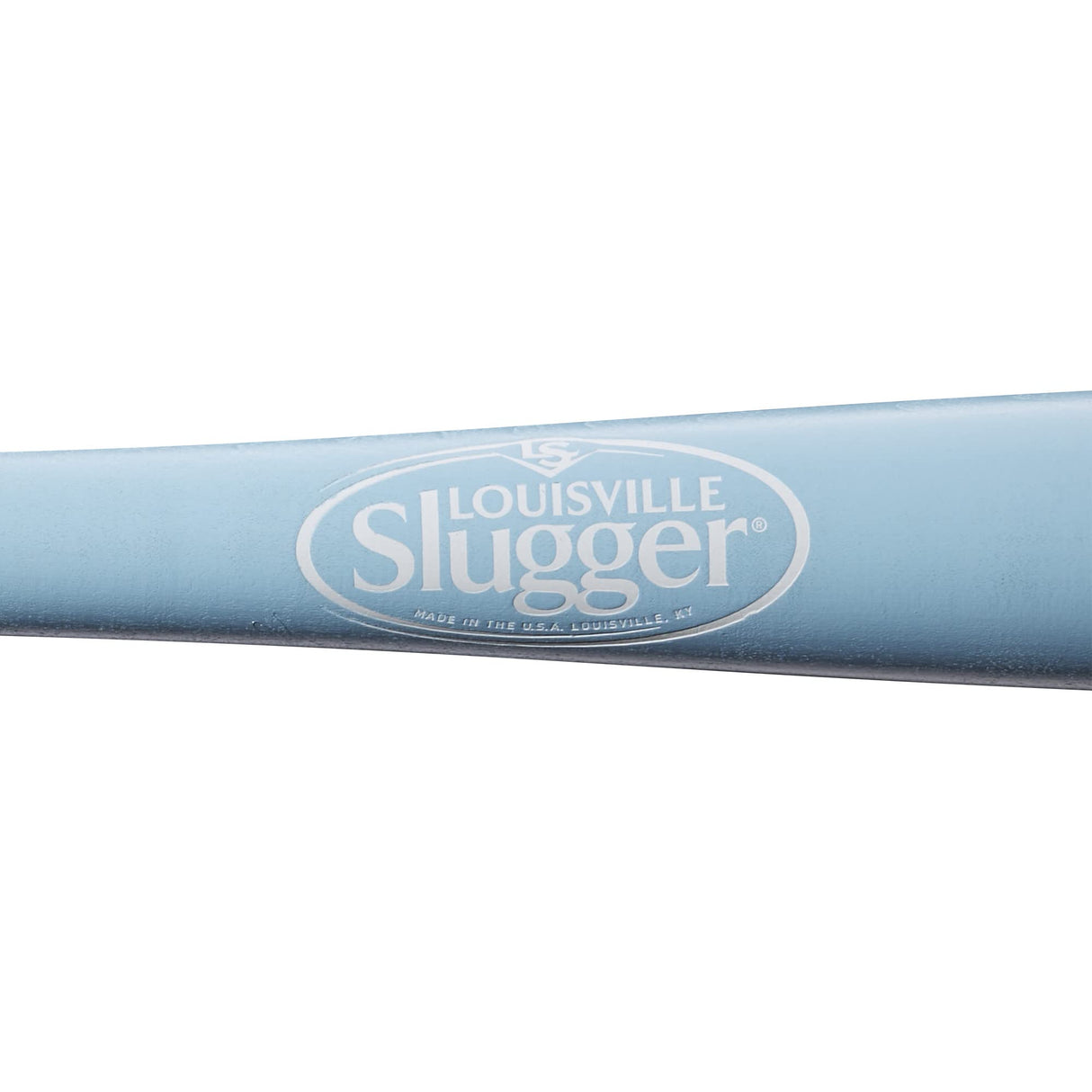 Louisville Slugger Genuine MIX Unfinished Light Blue Baseball Bat - 32 Louisville Slugger