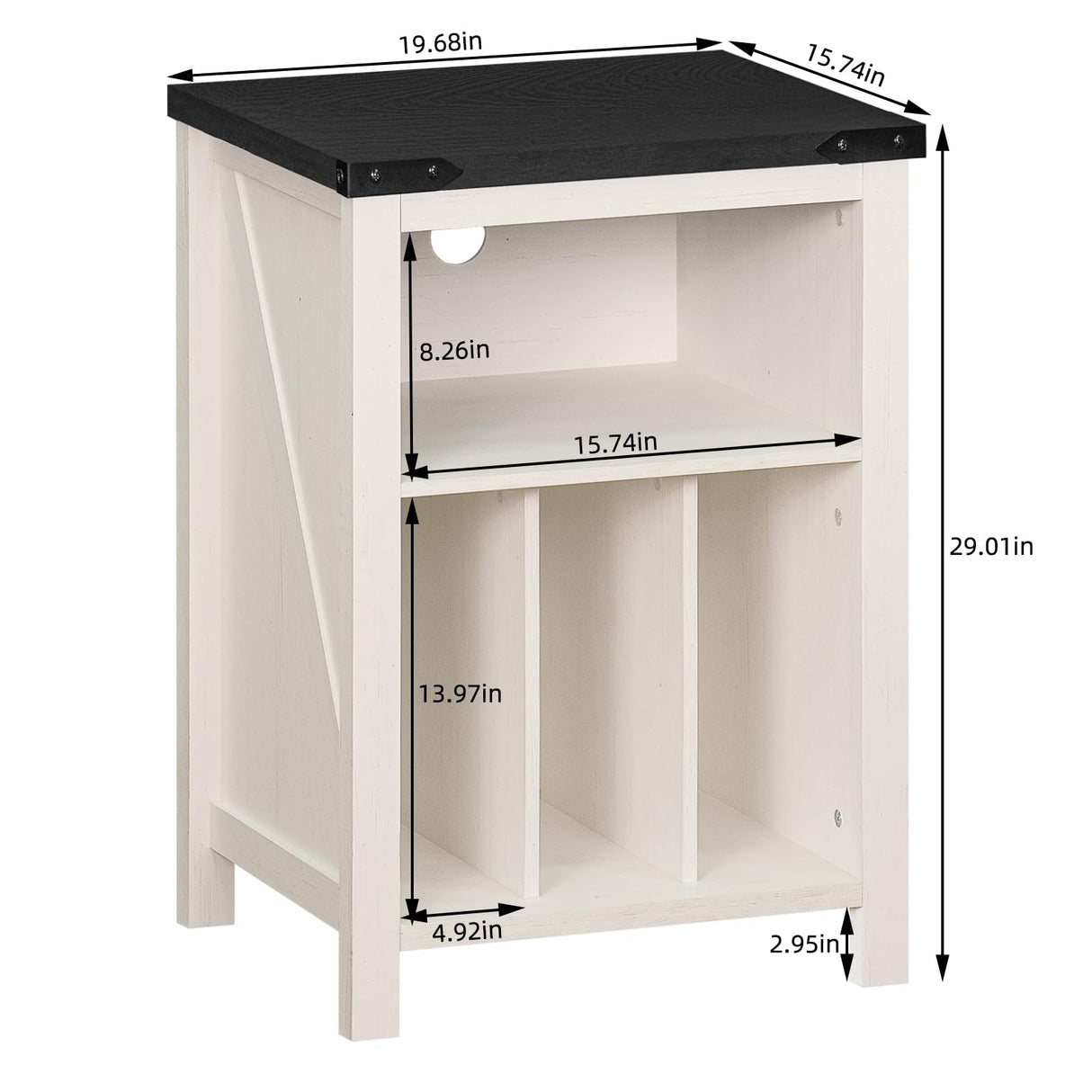 Record Player Stand with Vinyl Record Storage Holds up to 160 Albums,Large Wood Record Player Table Dispaly Shelf,White Turntable Stand Cabinet for Living Room,Bedroom,Office 8 Joaxswe